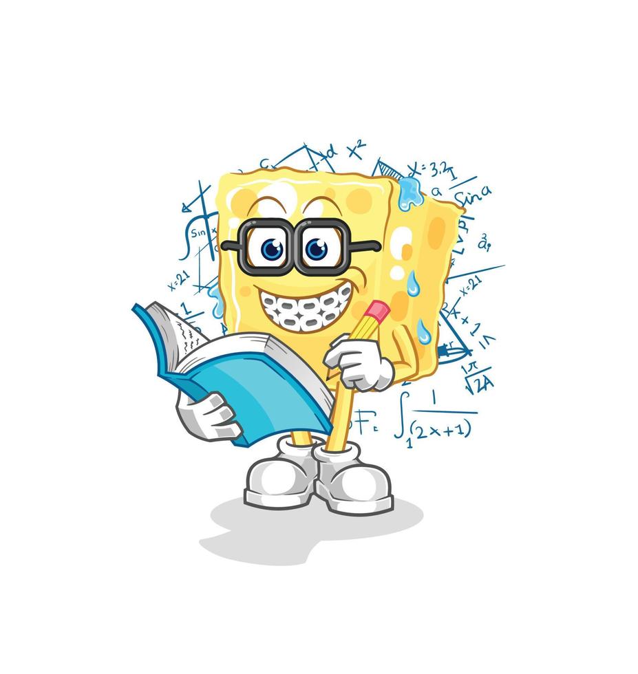 sponge mascot vector