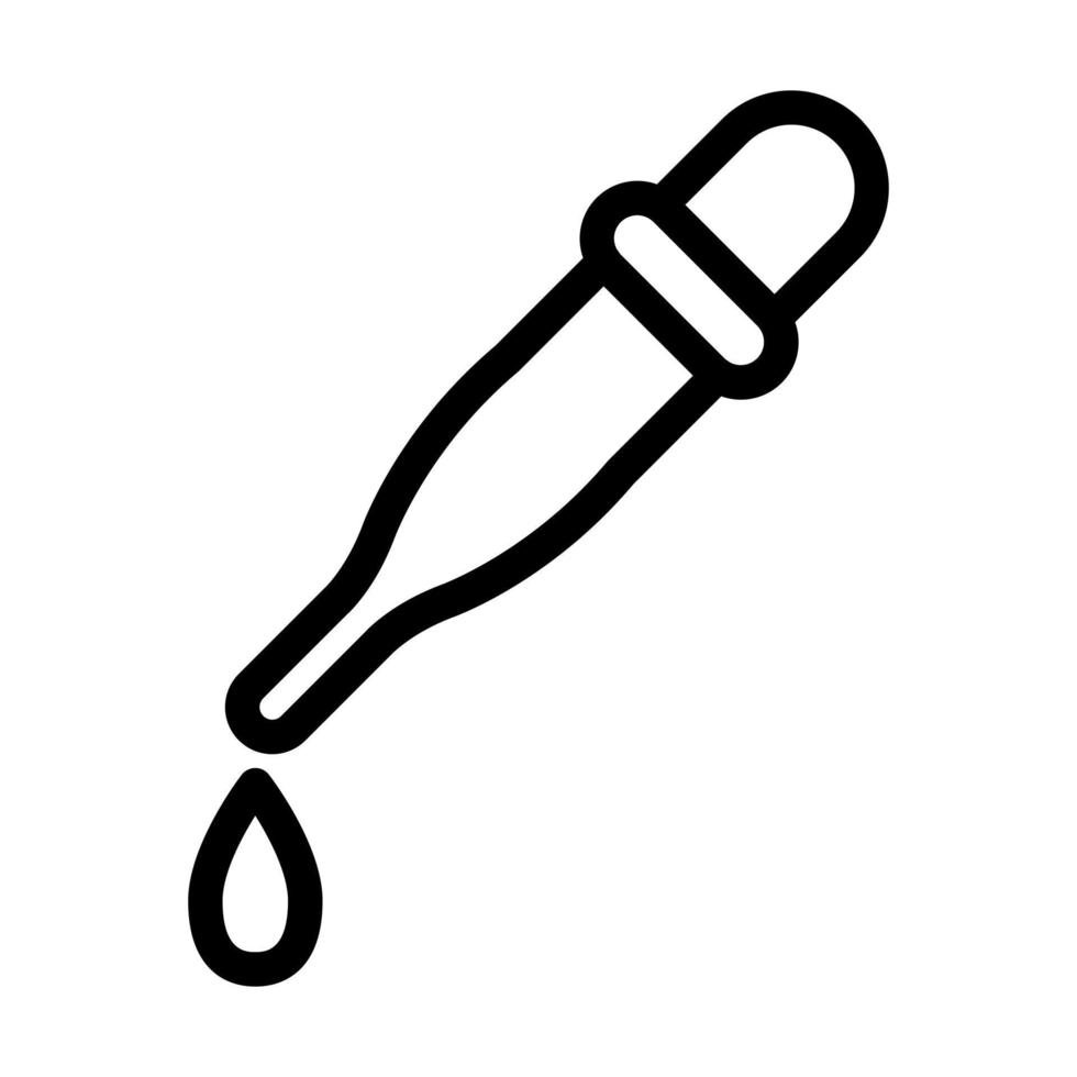 Pipette Icon Design vector
