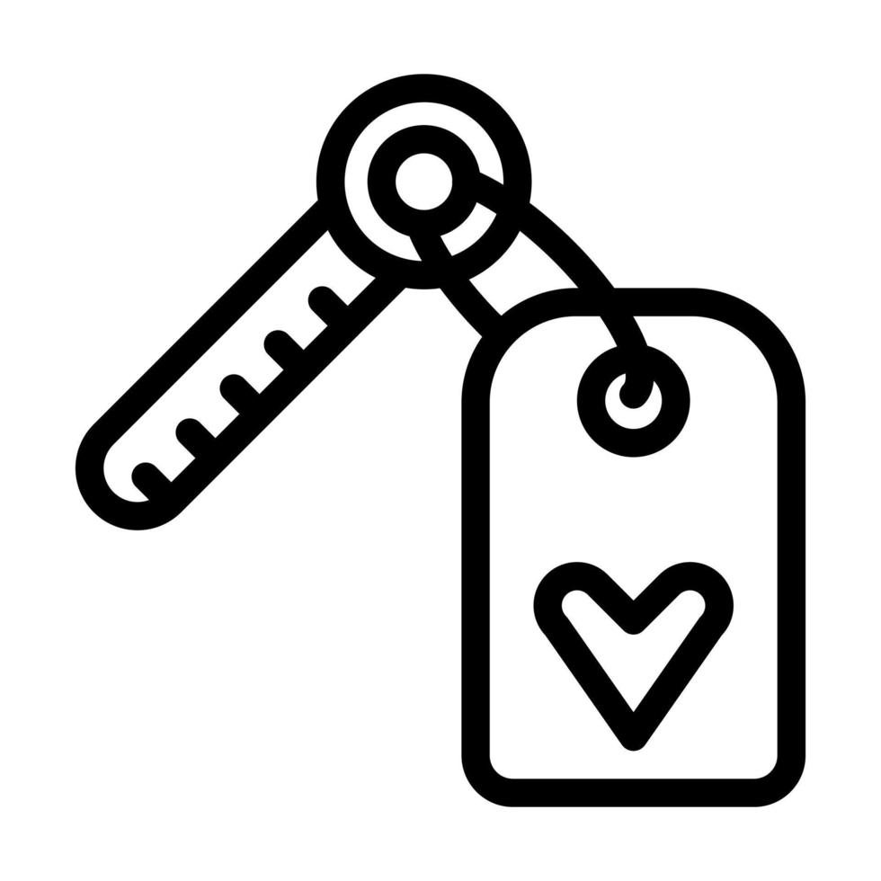 Key Chain Icon Design vector