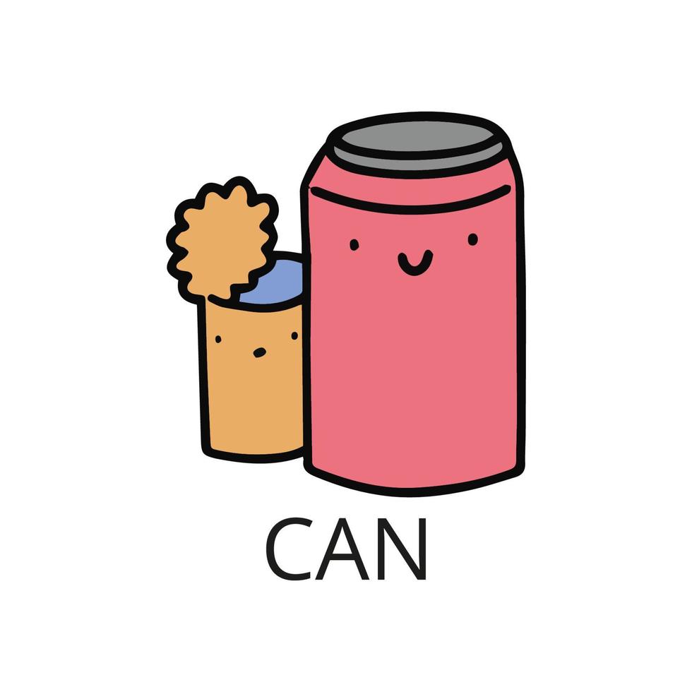 Can recycling vector illustration.