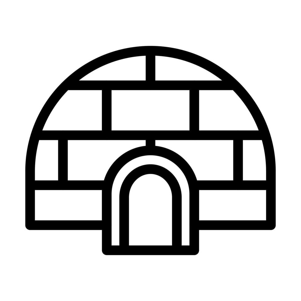 Igloo Icon Design vector