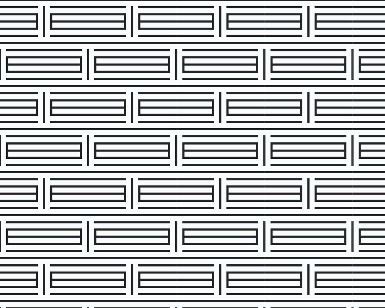 Geometric square and line pattern vector