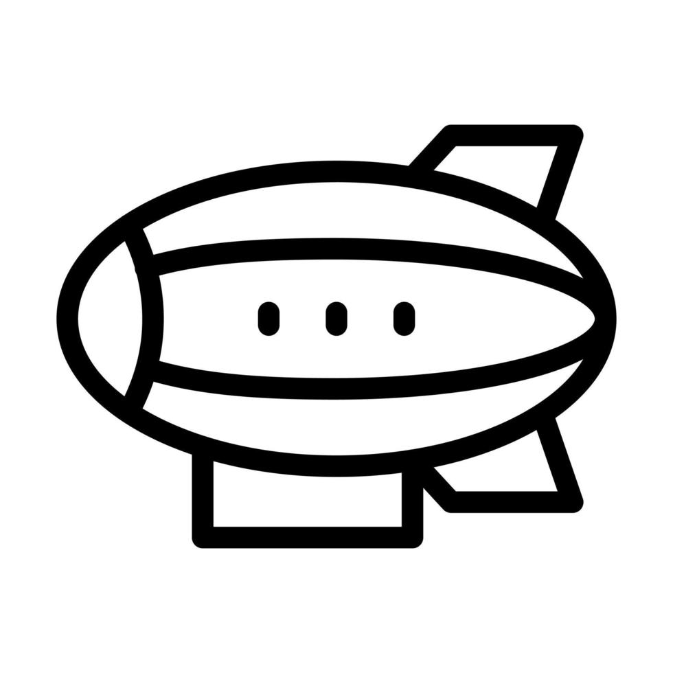 Blimp Icon Design vector