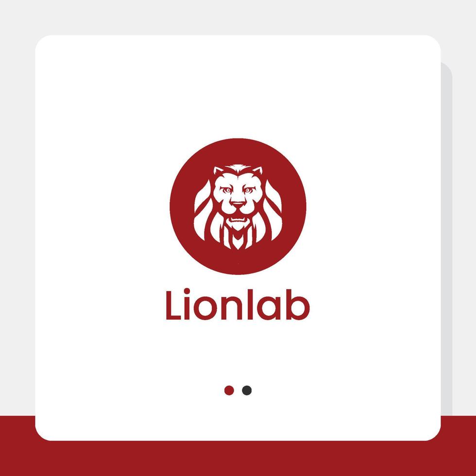 Lionlab Logo Template vector