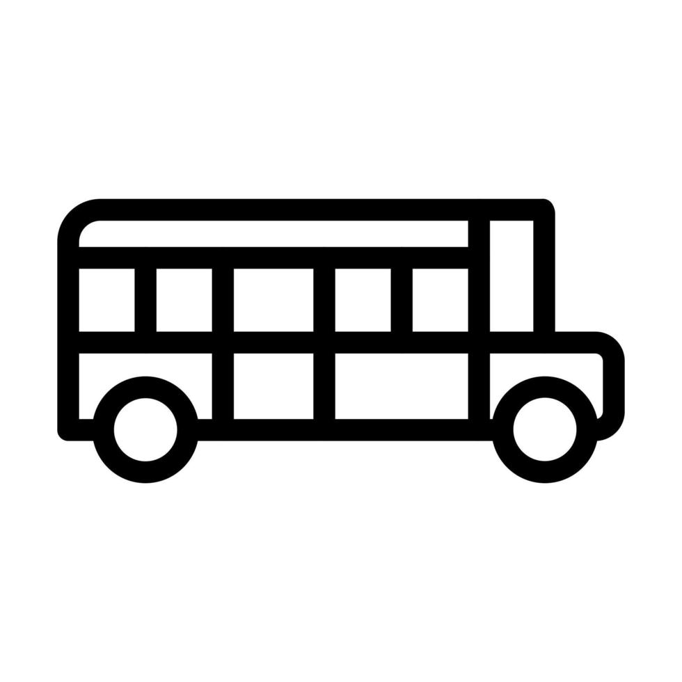 School Bus Icon Design vector