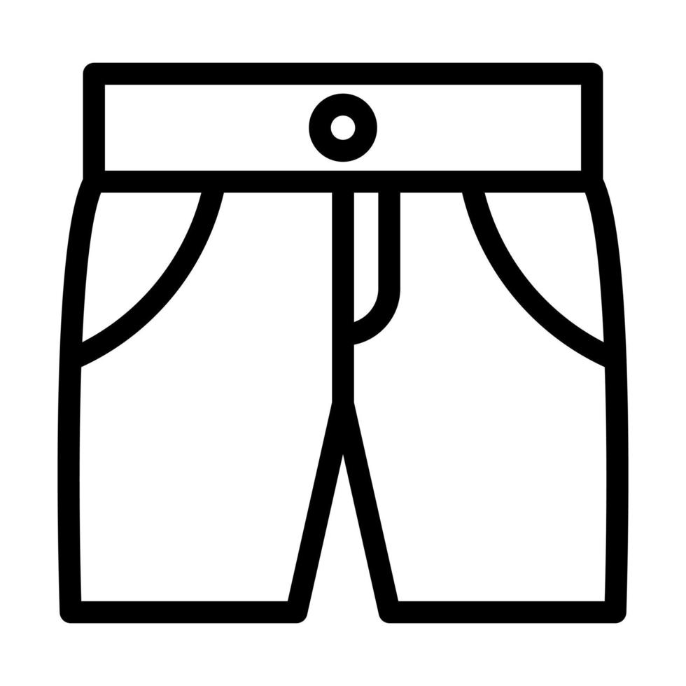Shorts Icon Design vector