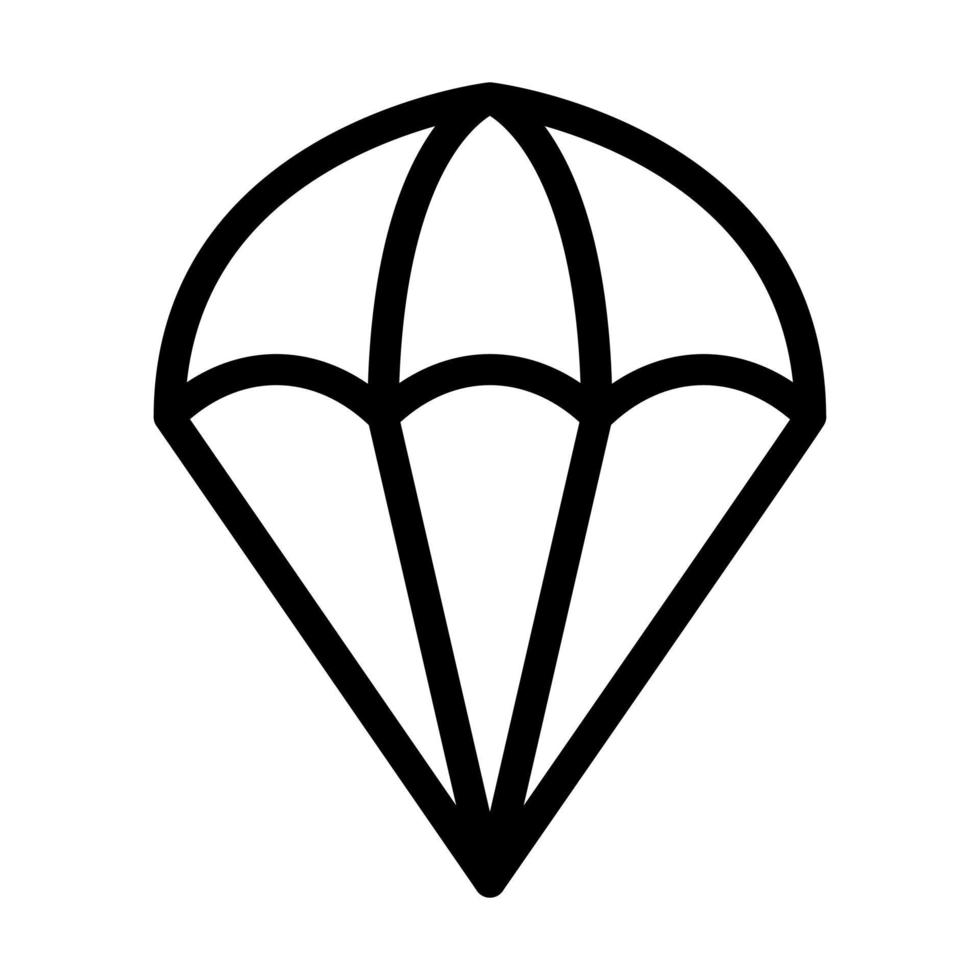 Parachuting Icon Design vector