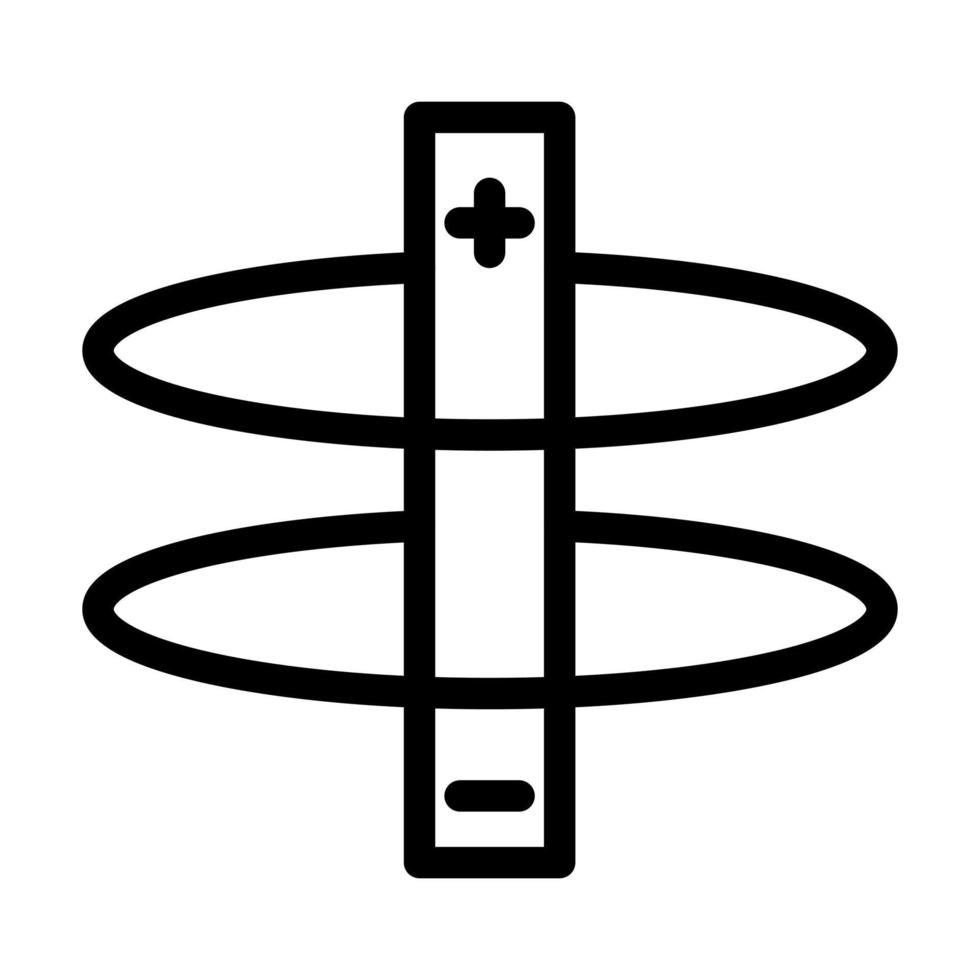 Electromagnetic Icon Design vector