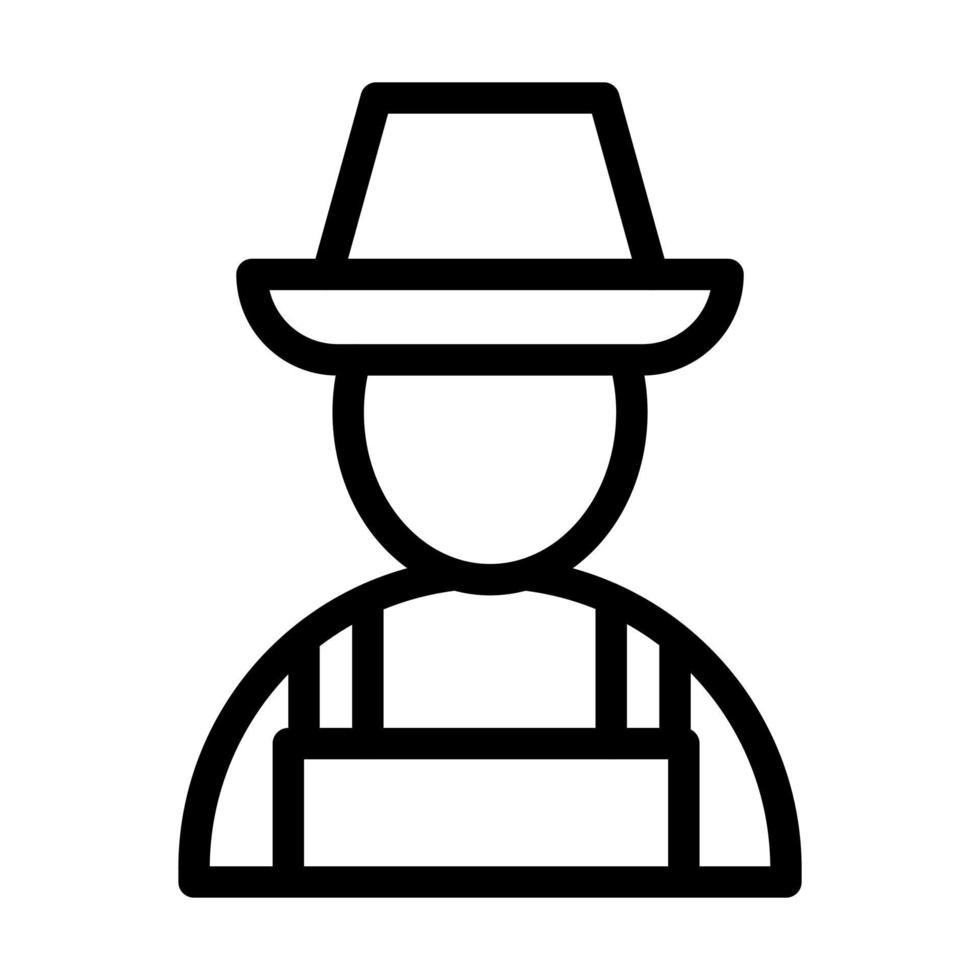 Farmer Icon Design vector