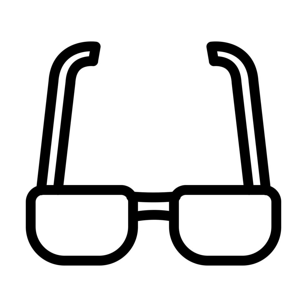 diseño de icono de gafas vector