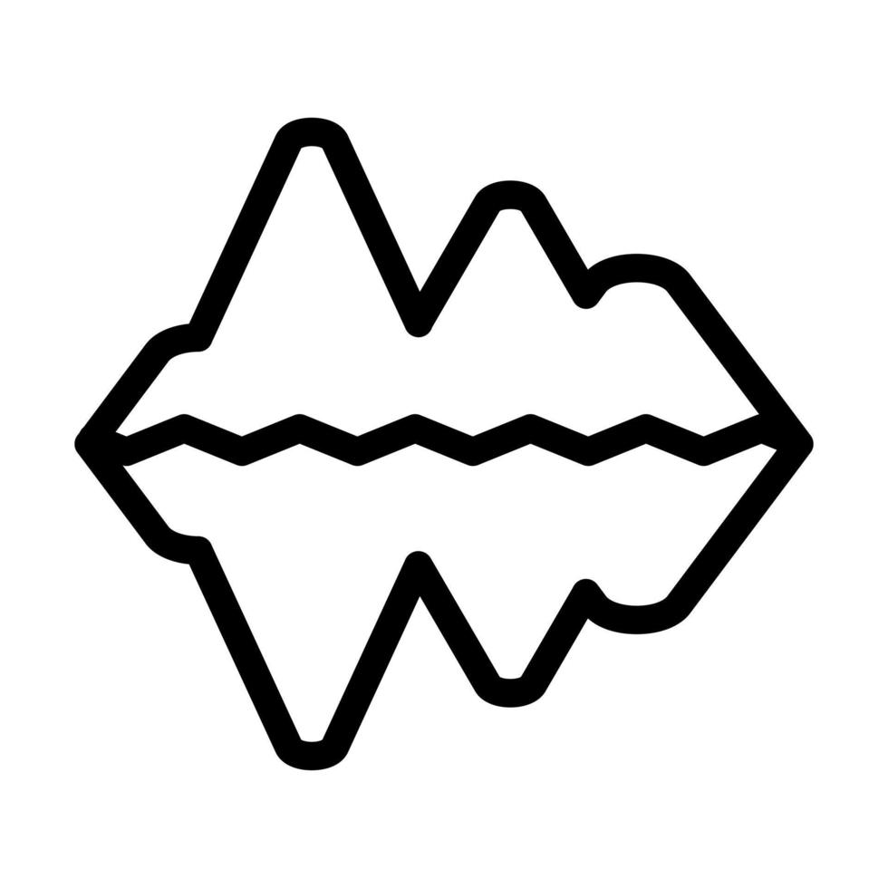 Iceberg Icon Design vector