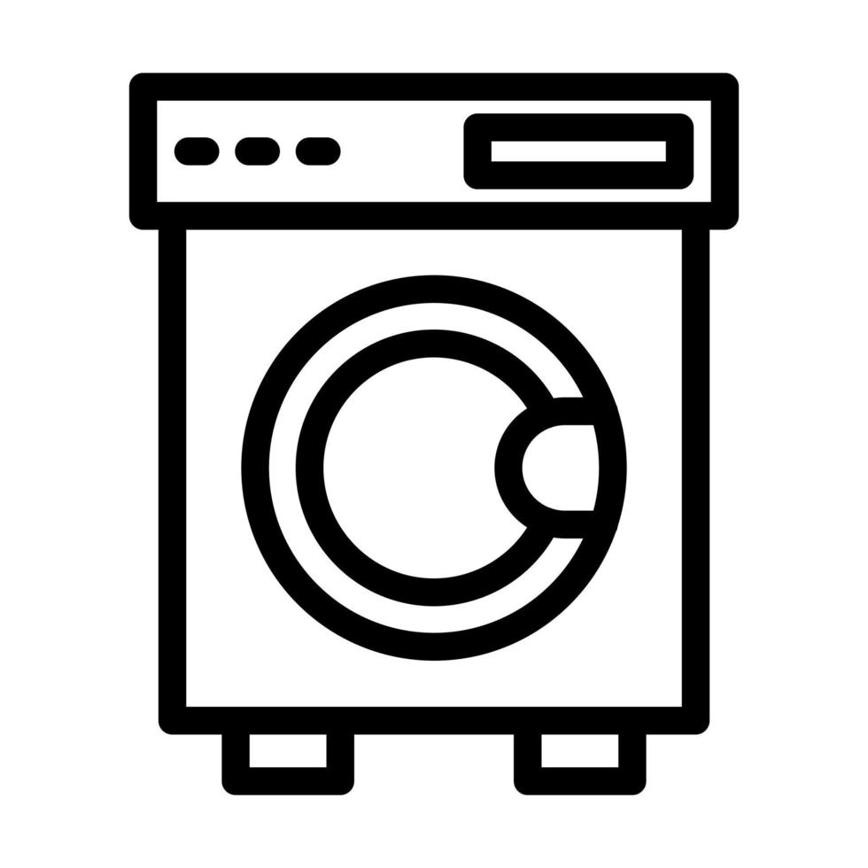 Laundry Machine Icon Design vector