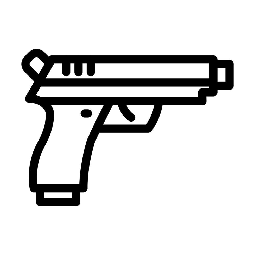 diseño de icono de pistola vector