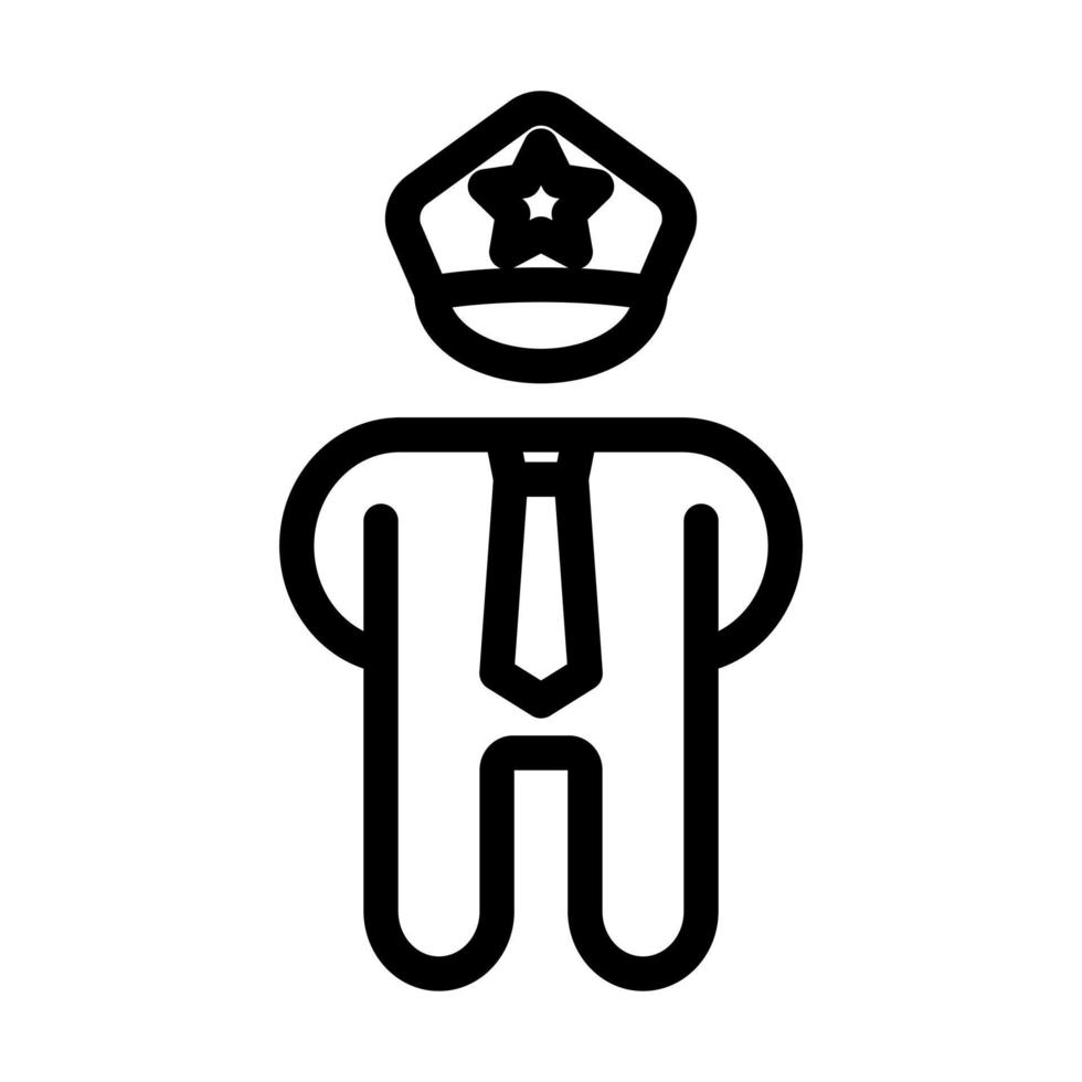 Policeman Icon Design vector