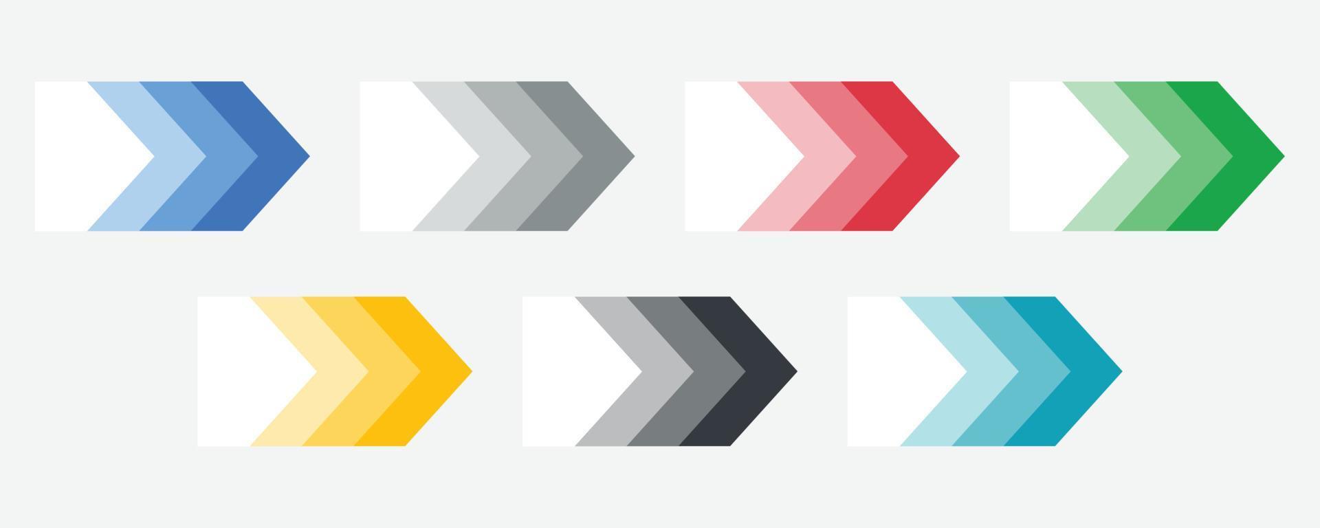 Arrows set icons. Arrow icon. Arrow vector collection. Arrow