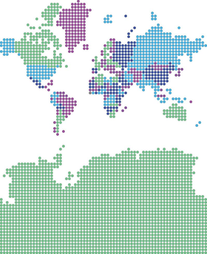 mapa del mundo vector