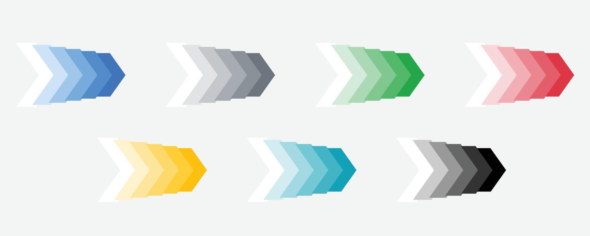 Arrows set icons. Arrow icon. Arrow vector collection. Arrow
