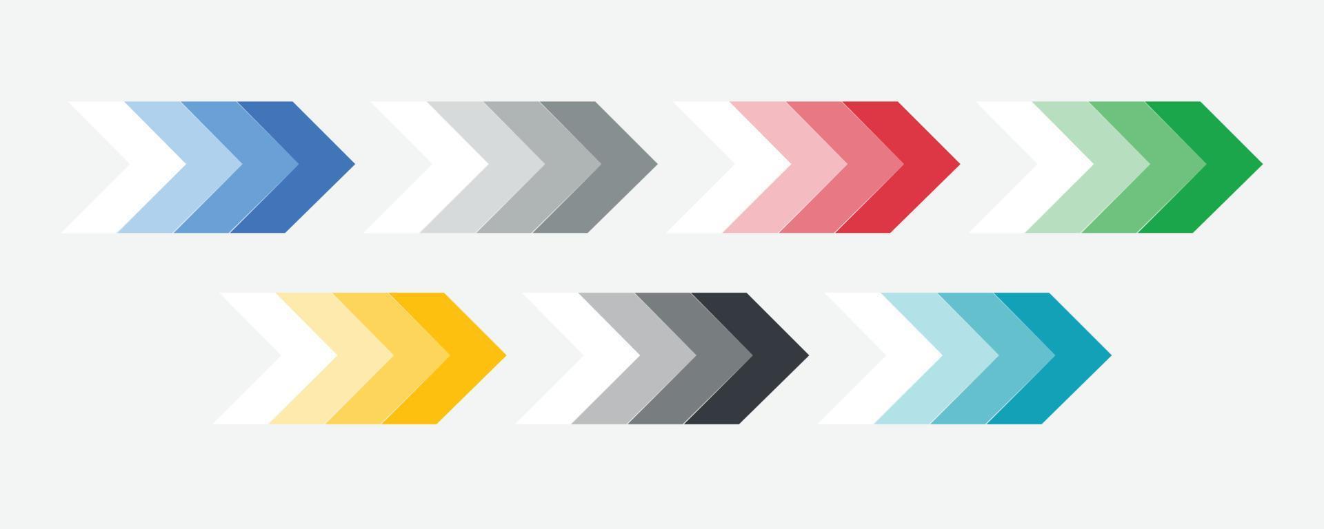 Arrows set icons. Arrow icon. Arrow vector collection. Arrow