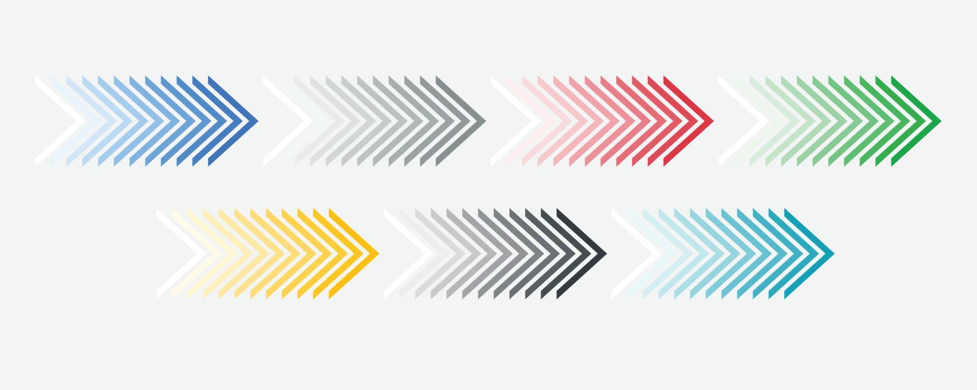 Arrows set icons. Arrow icon. Arrow vector collection. Arrow