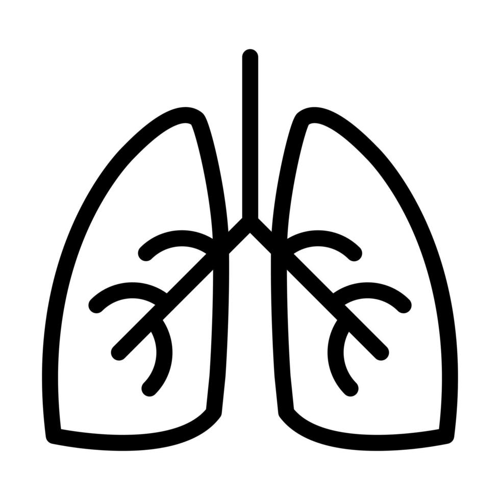 Pulmonology Icon Design vector