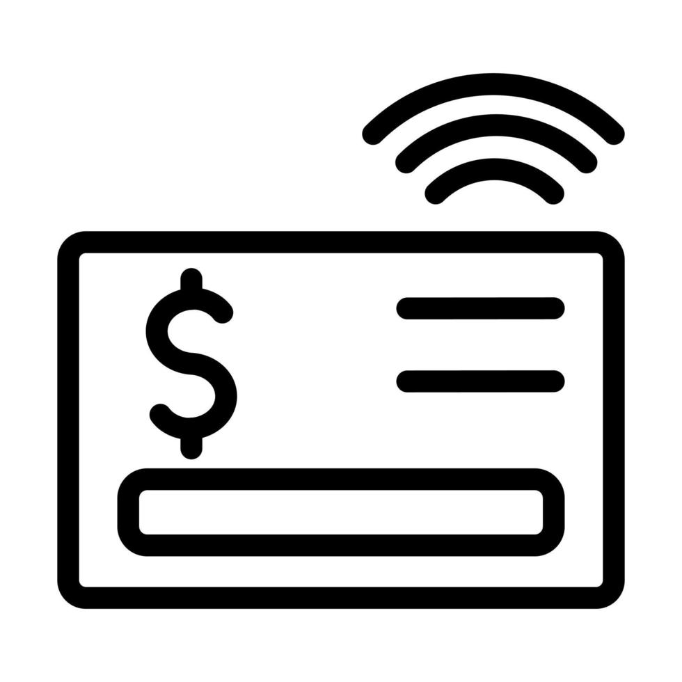 Contactless Icon Design vector