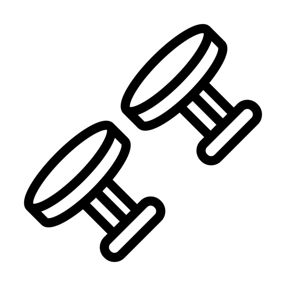 Cuff Links Icon Design vector