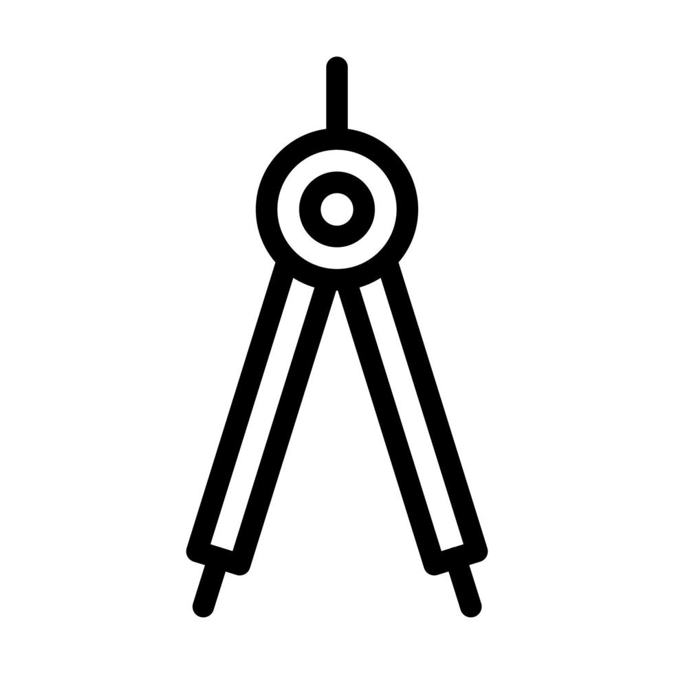 Drawing Compass Icon Design vector