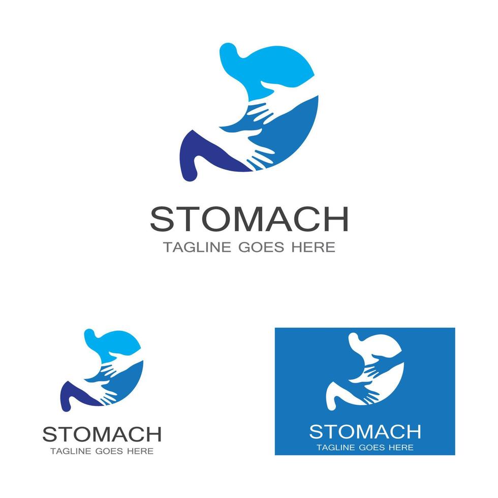 stomach care icon designs vector