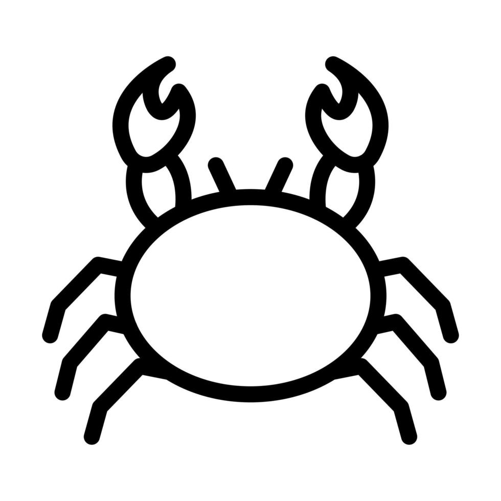 Crab Icon Design vector