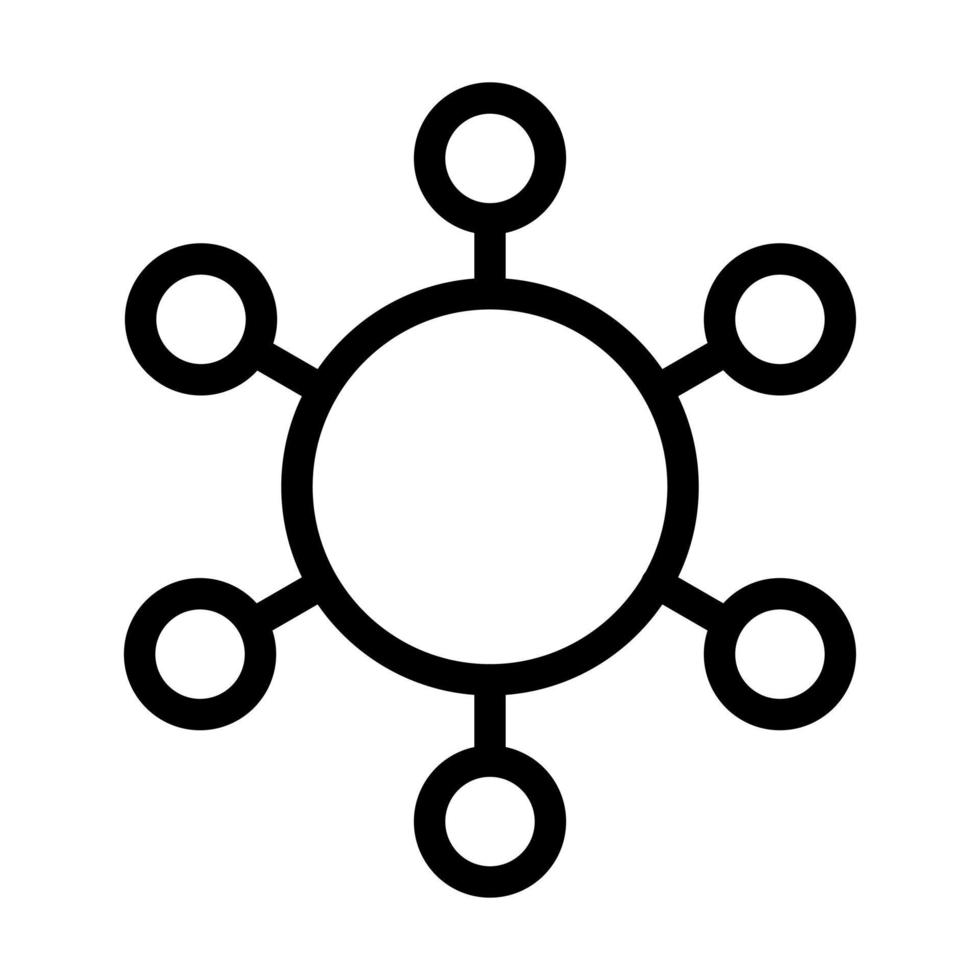 Atoms Icon Design vector