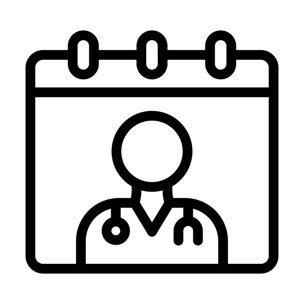 Doctor Visit Day Icon Design vector