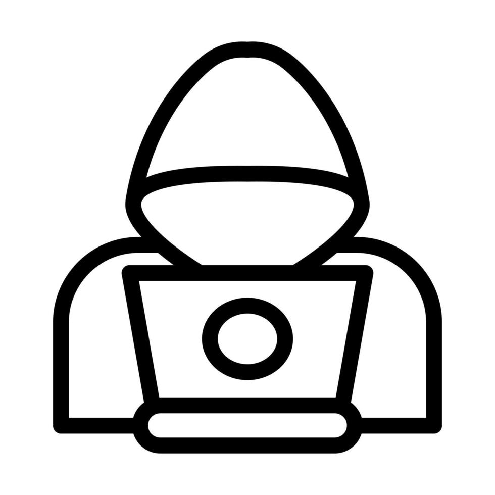 Hacker Icon Design vector