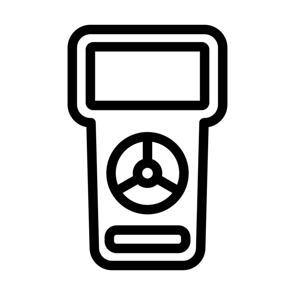 Radiation Detector Icon Design vector