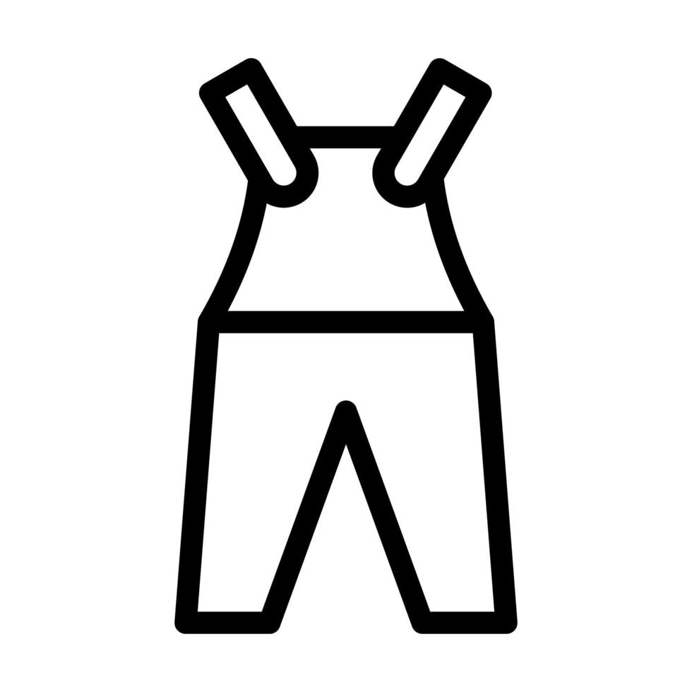 Overalls Icon Design vector