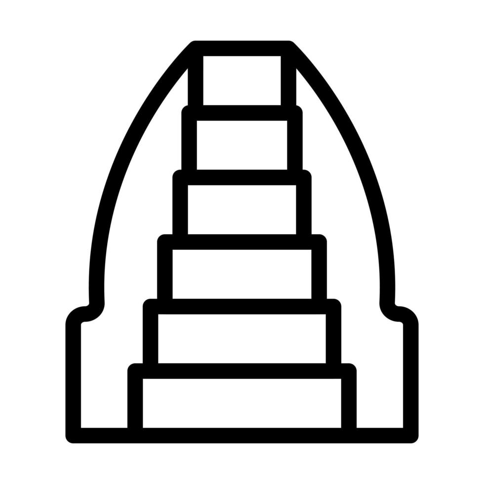 Escalator Icon Design vector