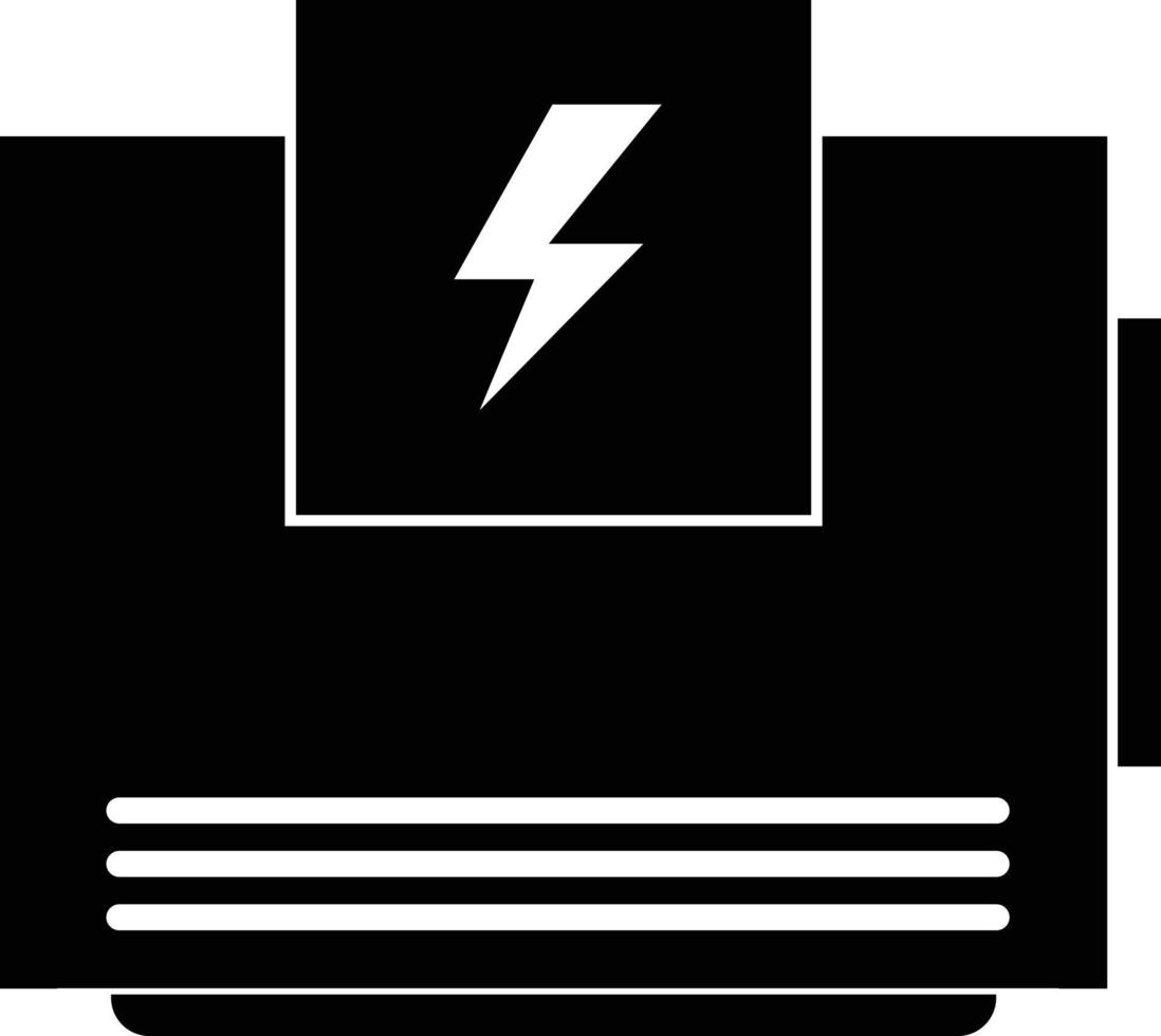 Electric home generator icon on white background. Power generator sign. flat style. vector