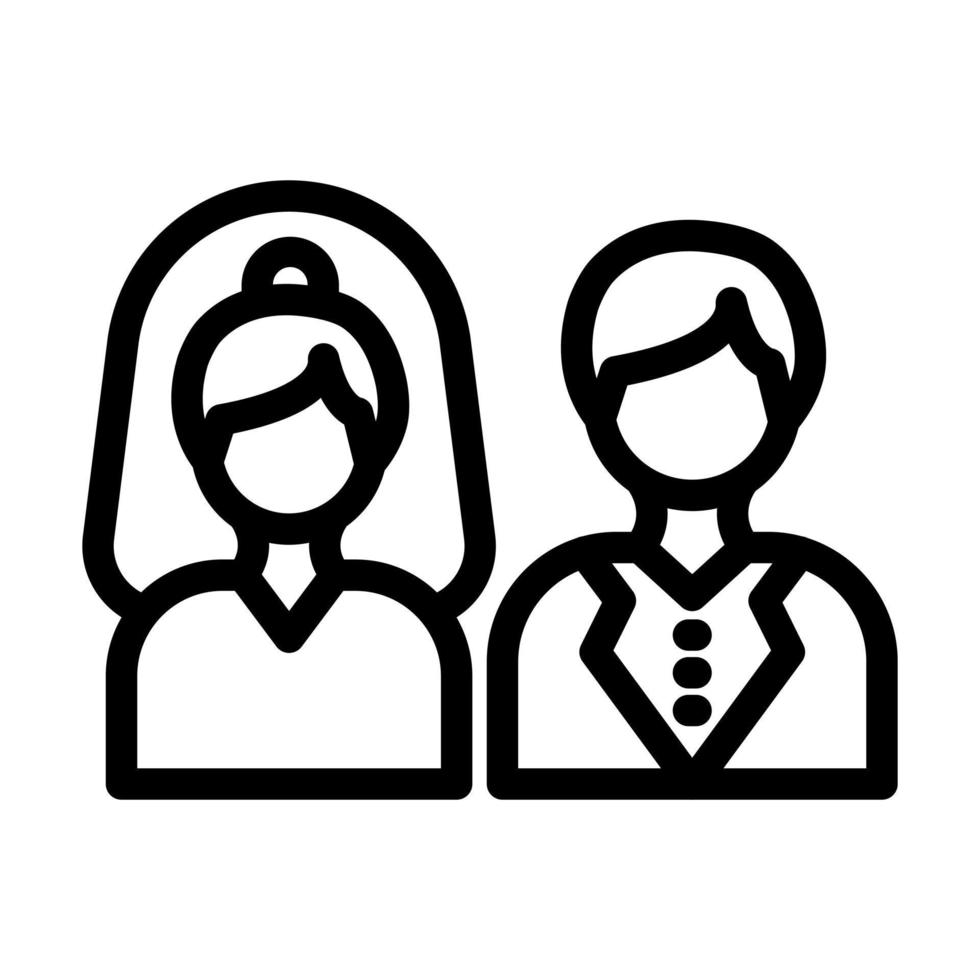 Couple Icon Design vector