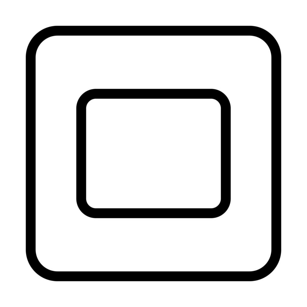 Round Corner Icon Design vector