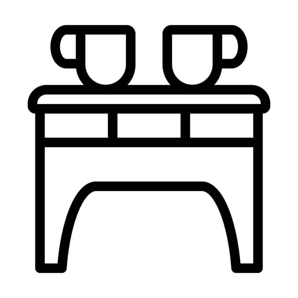 Coffee Table Icon Design 10750738 Vector Art at Vecteezy