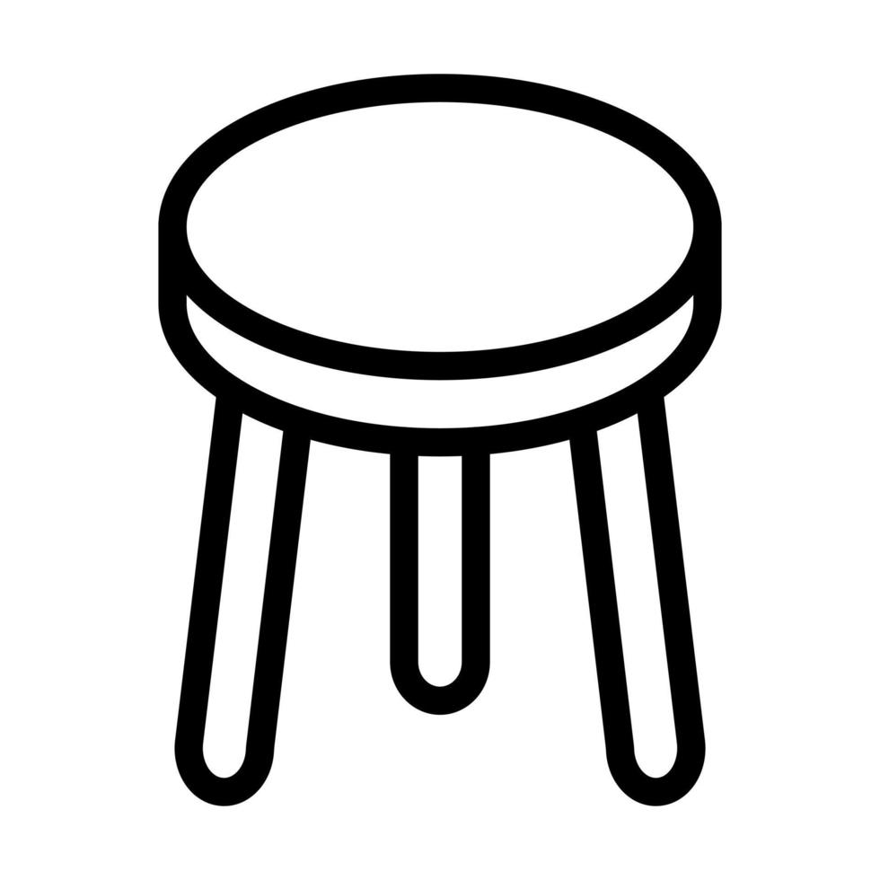 Stool Icon Design vector