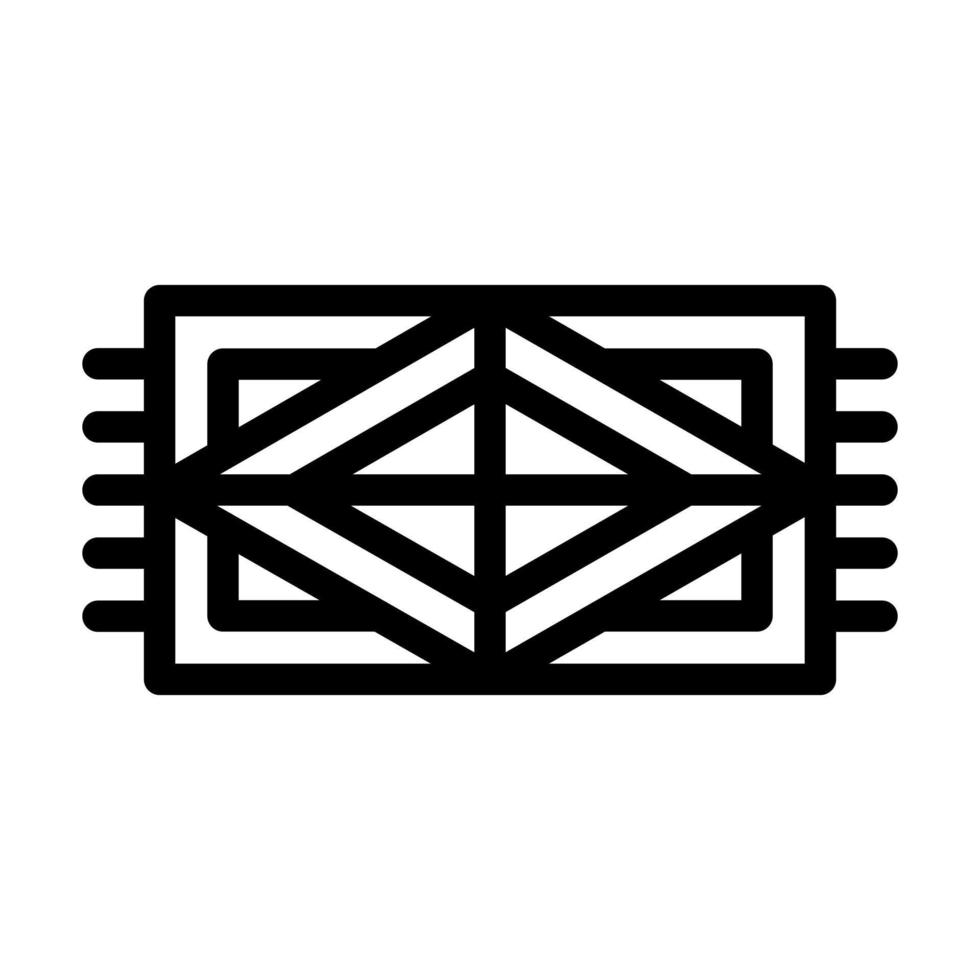 diseño de icono de alfombra vector