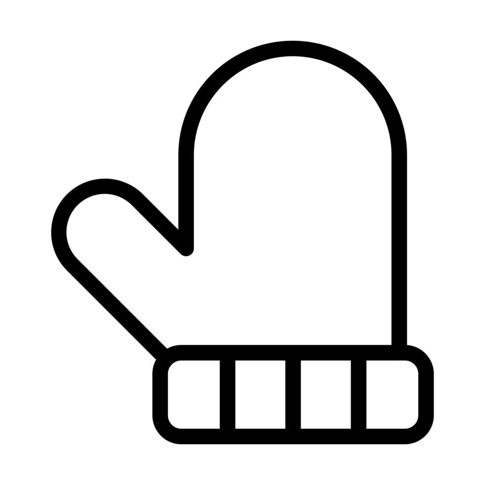 Mitten Icon Design vector