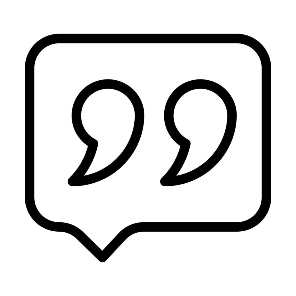 Quotation Icon Design vector