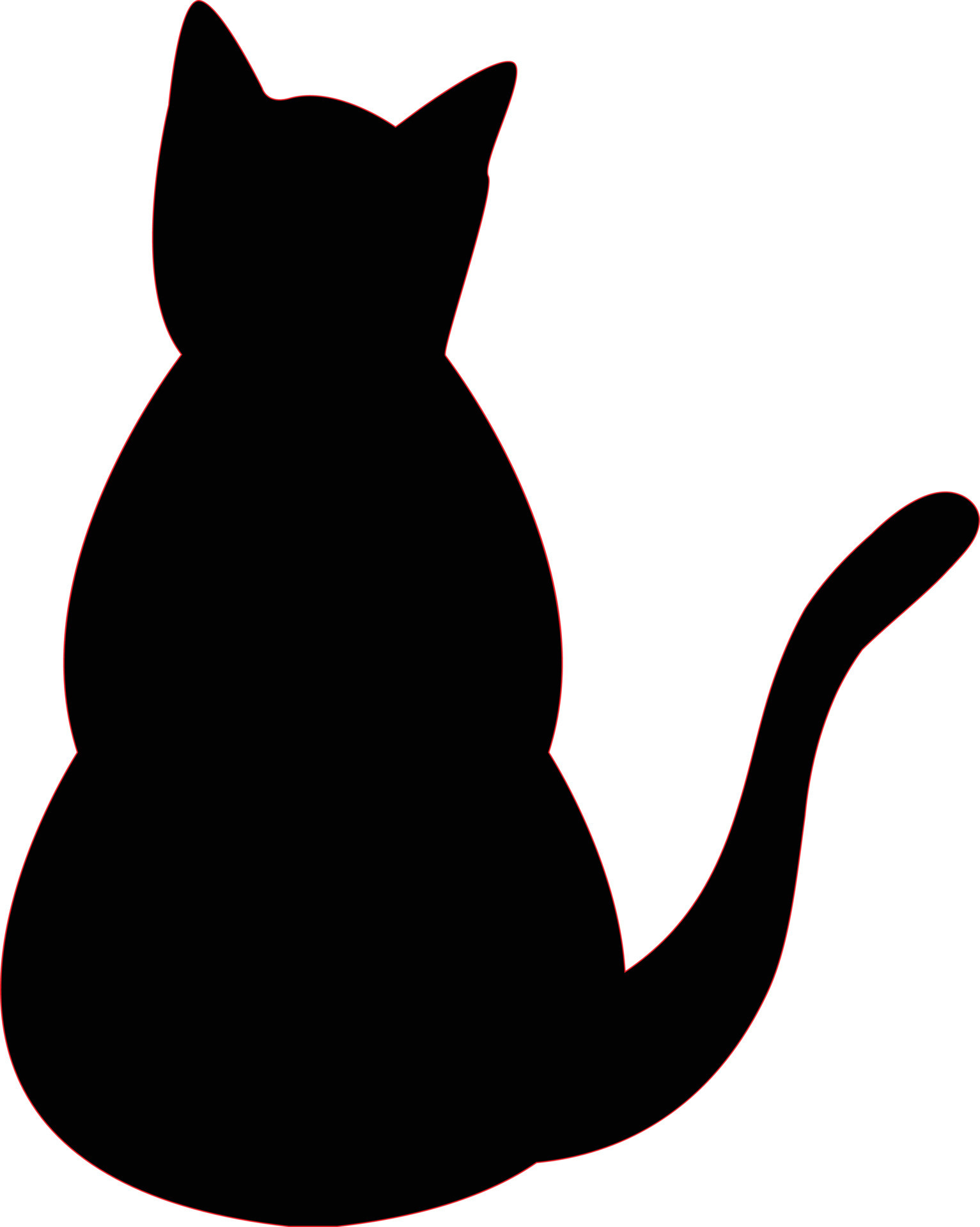 Wo Cats Icon Black. Logo. Day of Protection of Animals. the