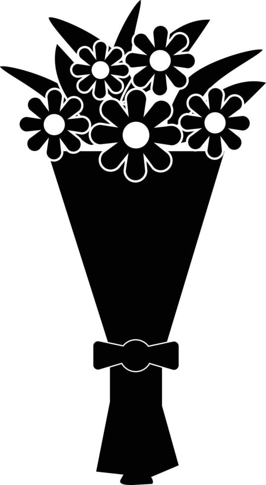 bouquet of flowers icon on white background. Valentine's Day elements. bouquet sign. flat style. vector