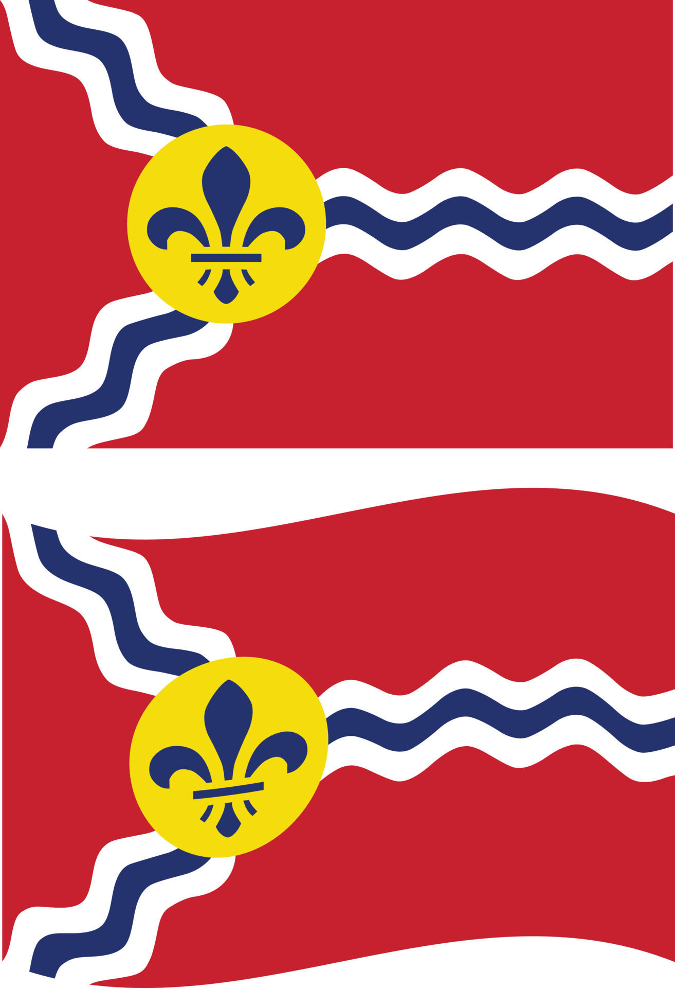 Saint Louis City Flag. Flag of St. Louis, Missouri, USA. Saint Louis flag  waving. flat style. 10750959 Vector Art at Vecteezy