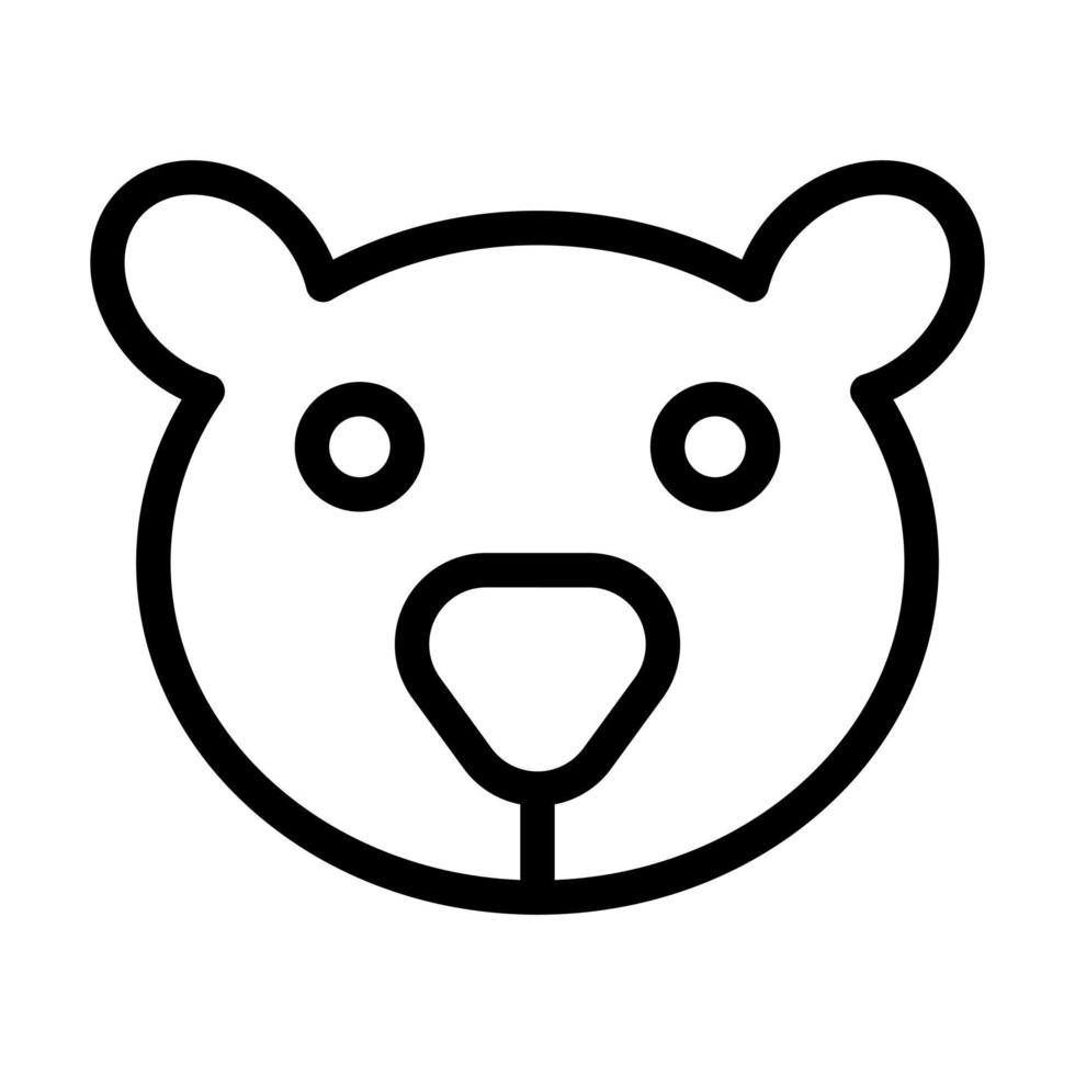 Bear Icon Design vector