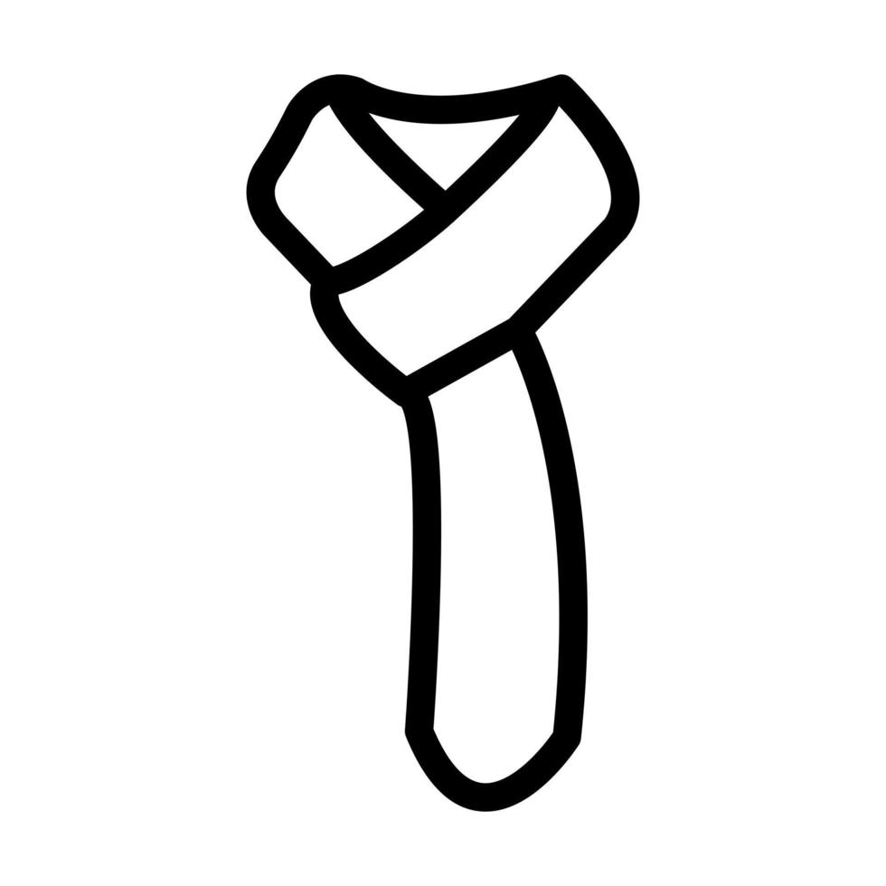 Scarf Icon Design vector
