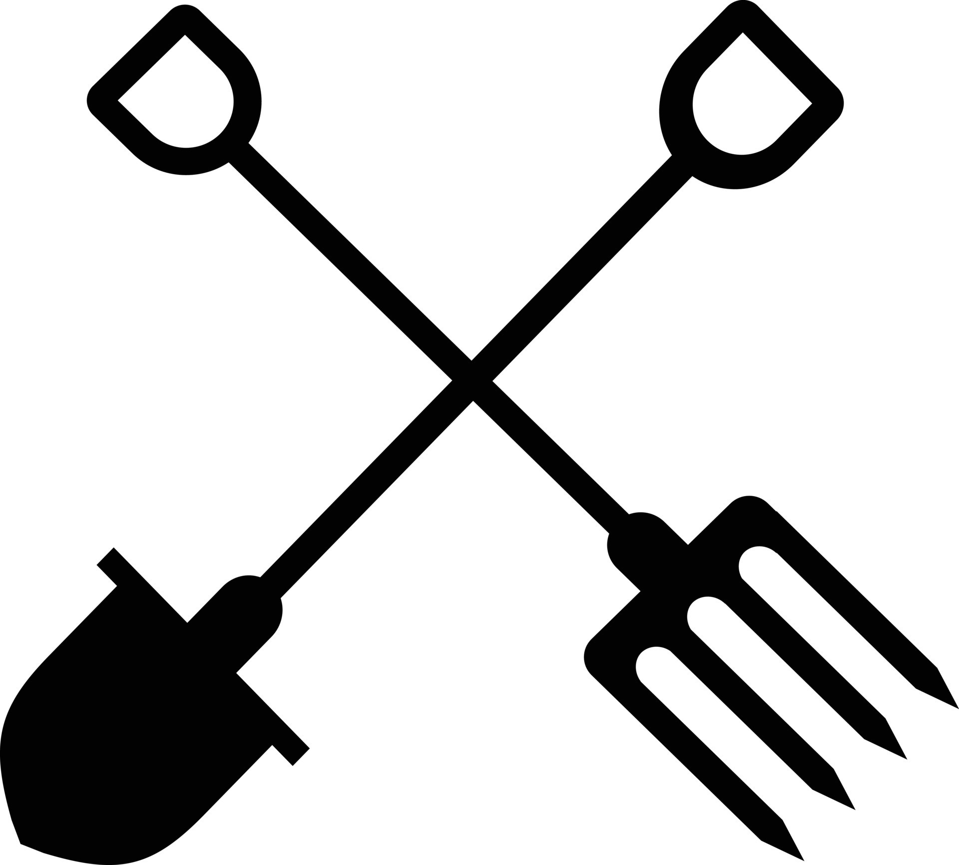 garden tools icon on white background. gardening tools sign. garden