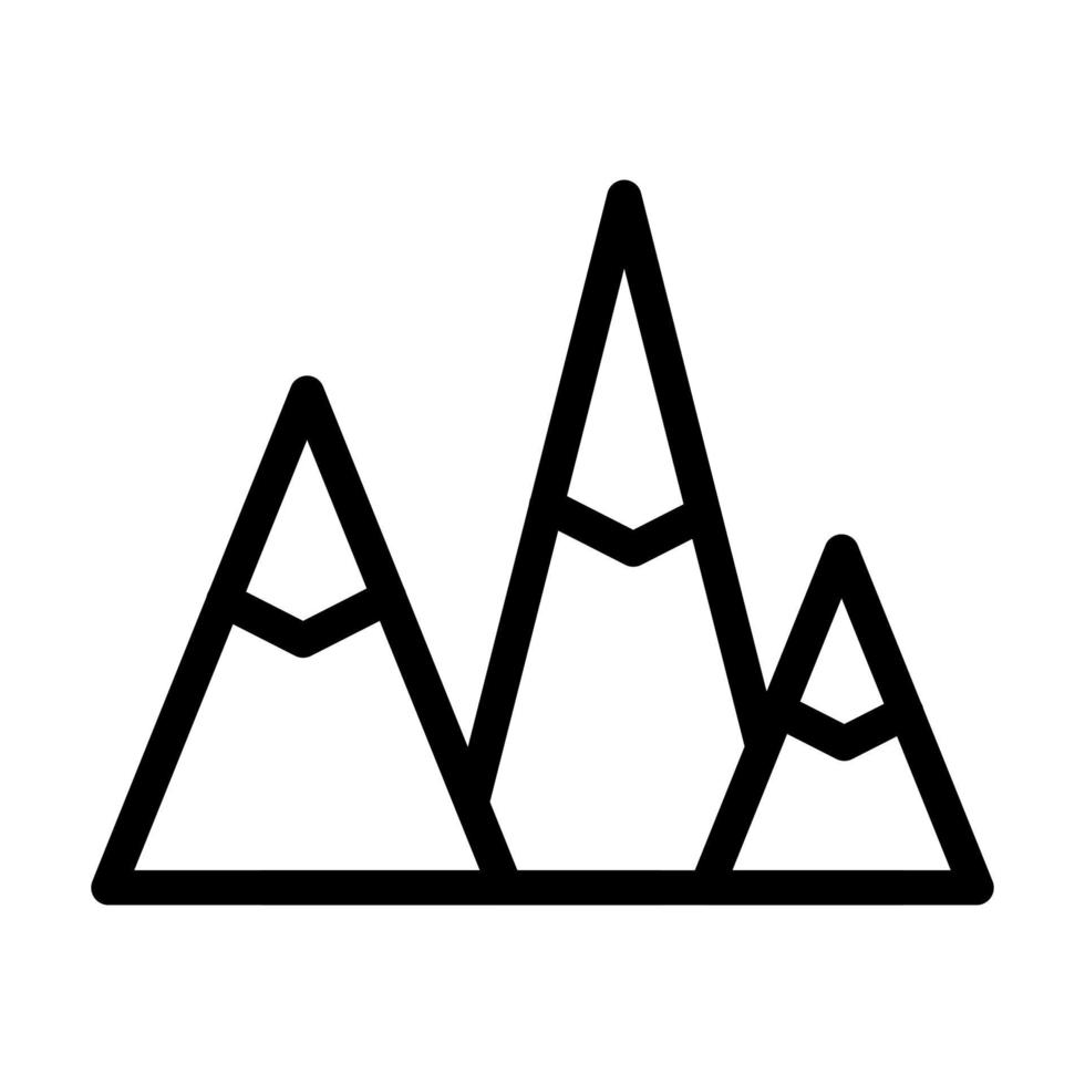 Mountain Icon Design vector